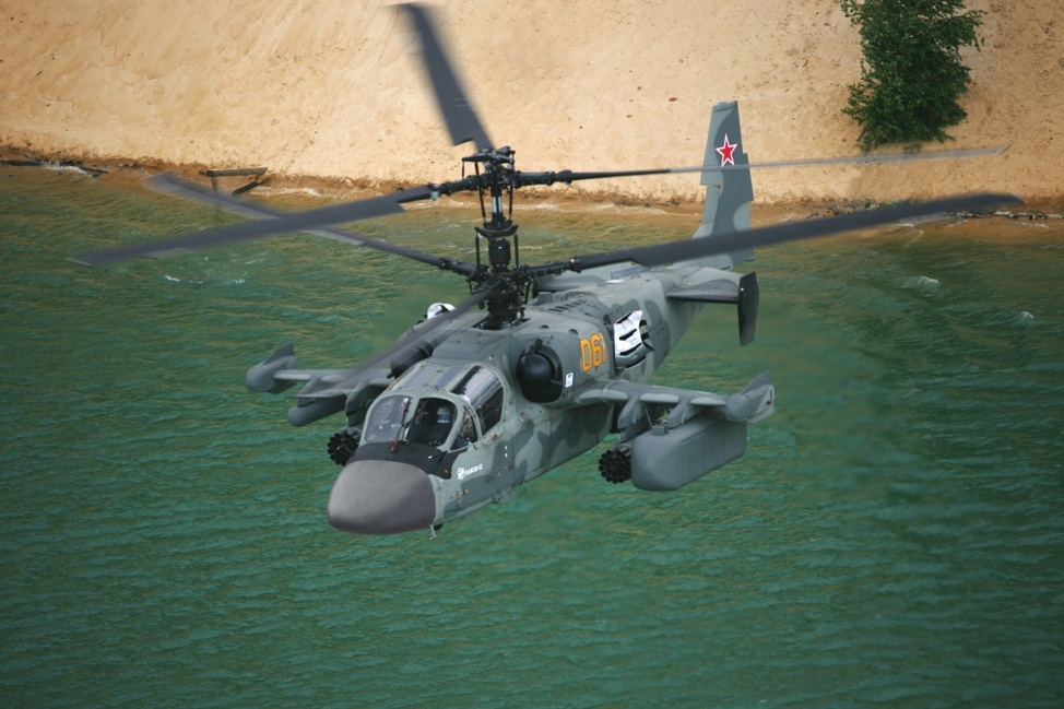 Разведывательно-ударный вертолет Ка-52 "Аллигатор"