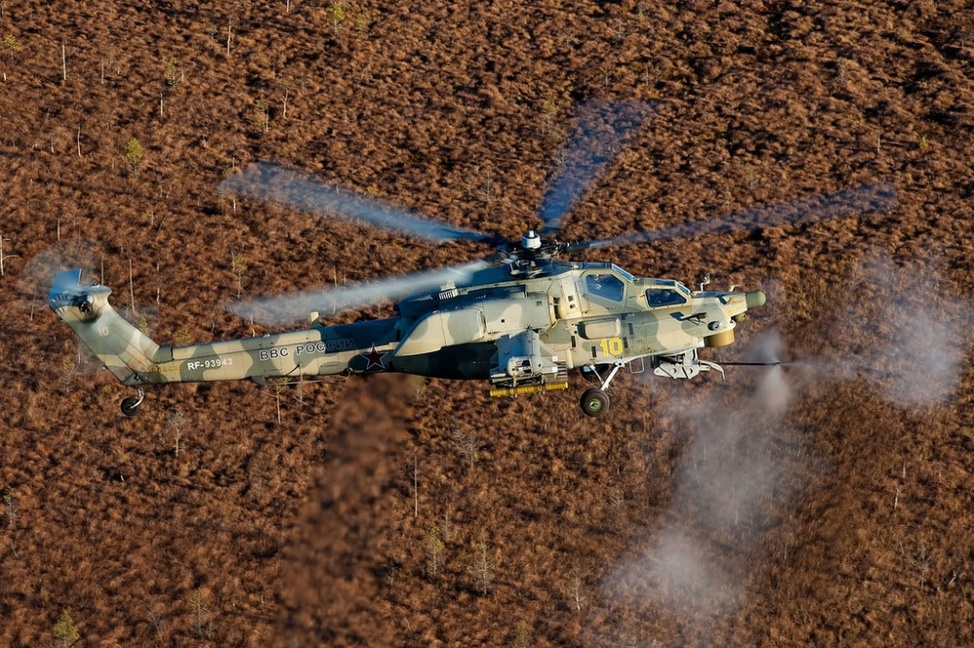 Российский ударный вертолет МИ-28Н "Ночной охотник"