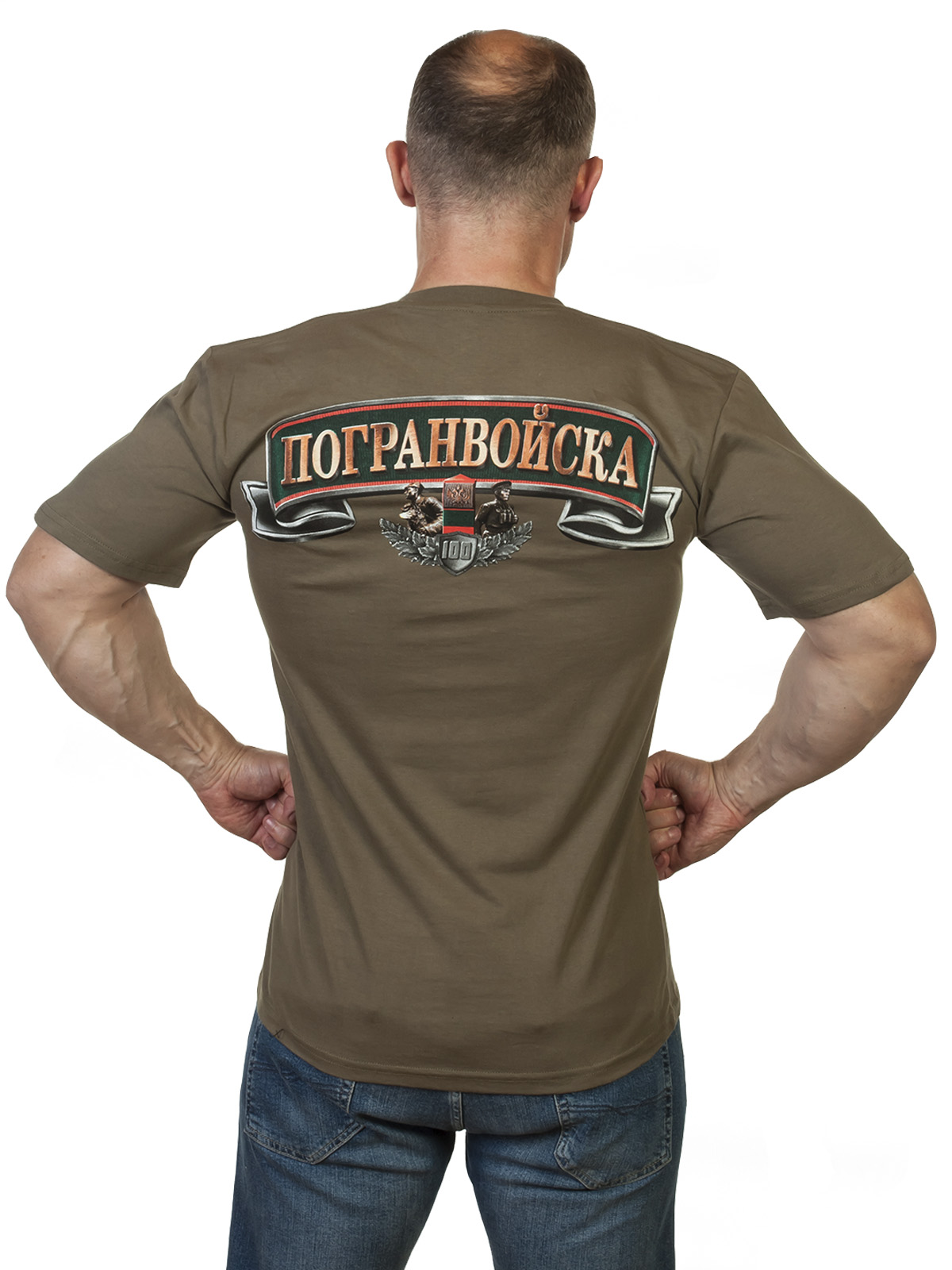 Заказать футболку к 100-летию Пограничных войск с доставкой
