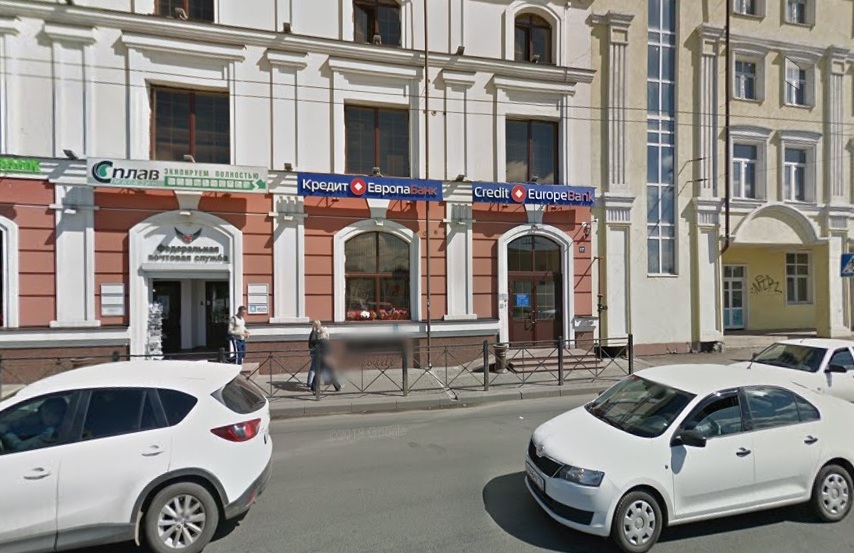 Расположение магазина "Сплав" на Московской в Казани