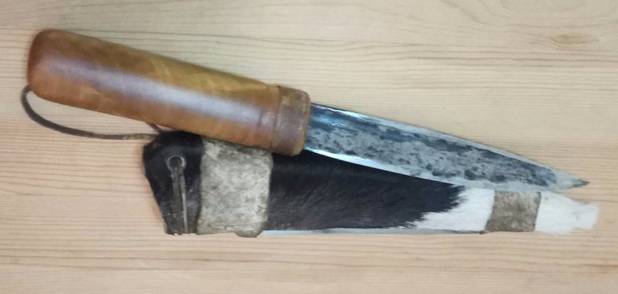 Якутский нож ручной работы от мастера Владимира Березкина