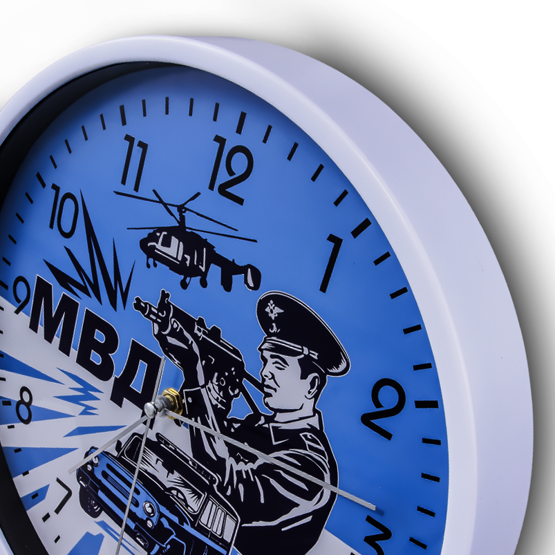 Настенные часы «МВД» купить в Военпро
