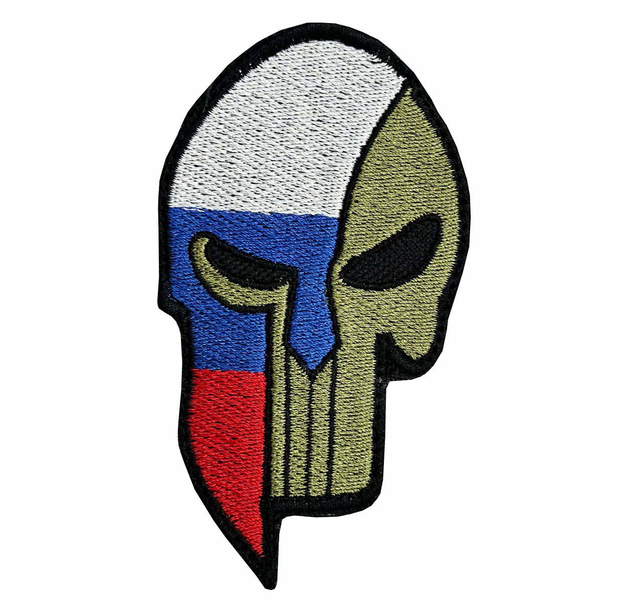 Купить оригинальный шеврон "Каратель в шлеме Россия"