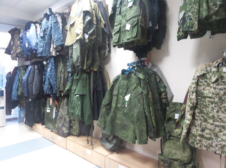 Армейские товары в Военторгах Пятигорске