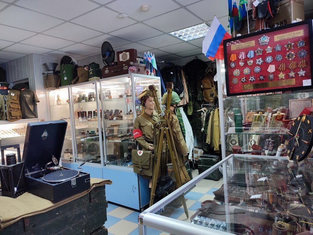 Ассортимент армейского магазина "Военград" на Шершнева в Белгороде