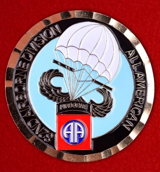 Памятная монета 82-й дивизии ВДВ США