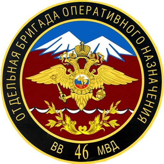 Эмблема (шеврон) 46 ОБрОН Внутренних войск МВД России