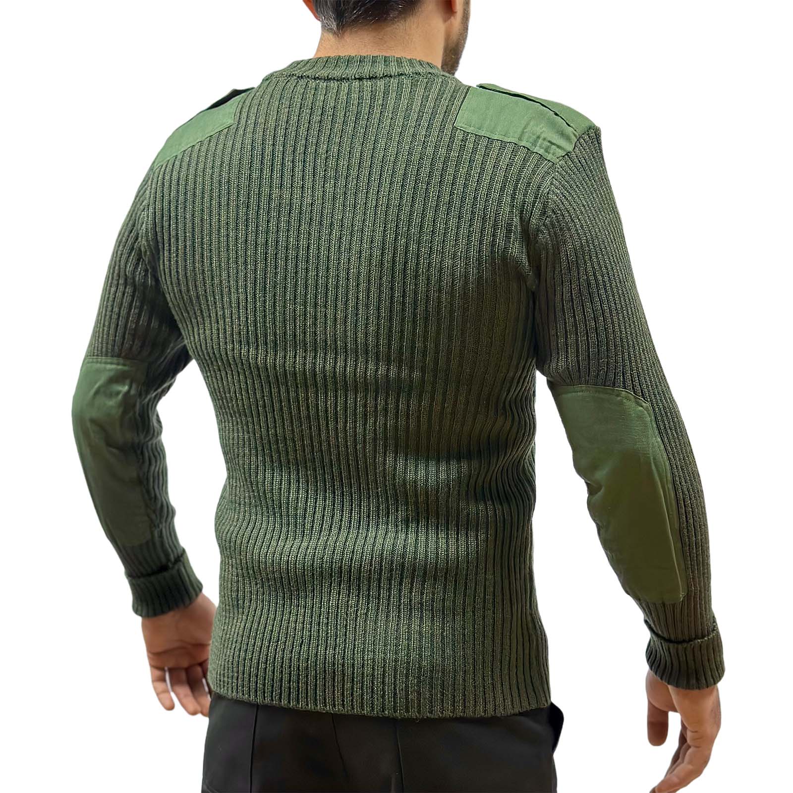 Армейский свитер вязанный оливковый