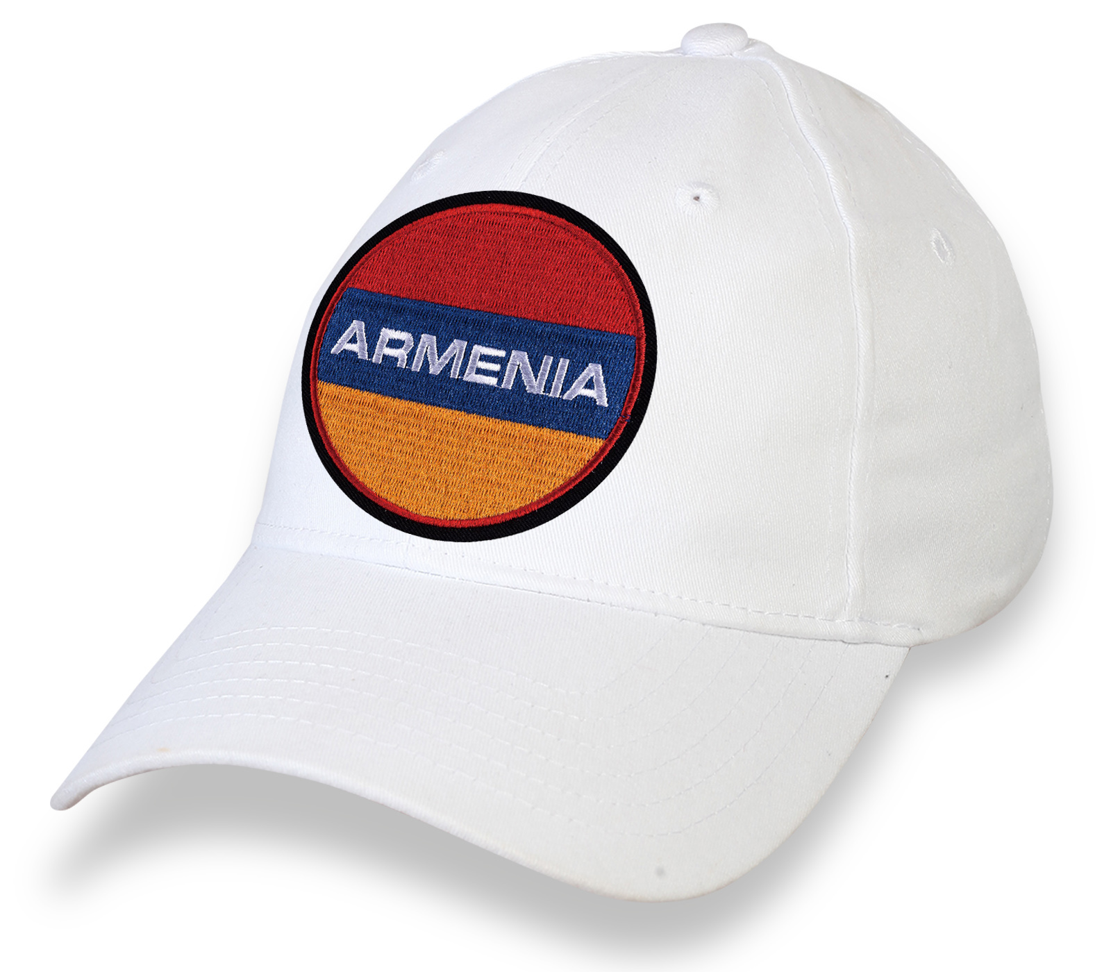 Бейсболка с вышитым флагом Армении - недорого