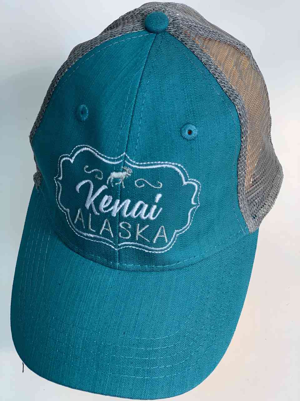Бирюзовая кепка Kenai Alaska