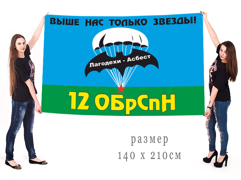 Большой флаг 12 ОБрСпН ГРУ