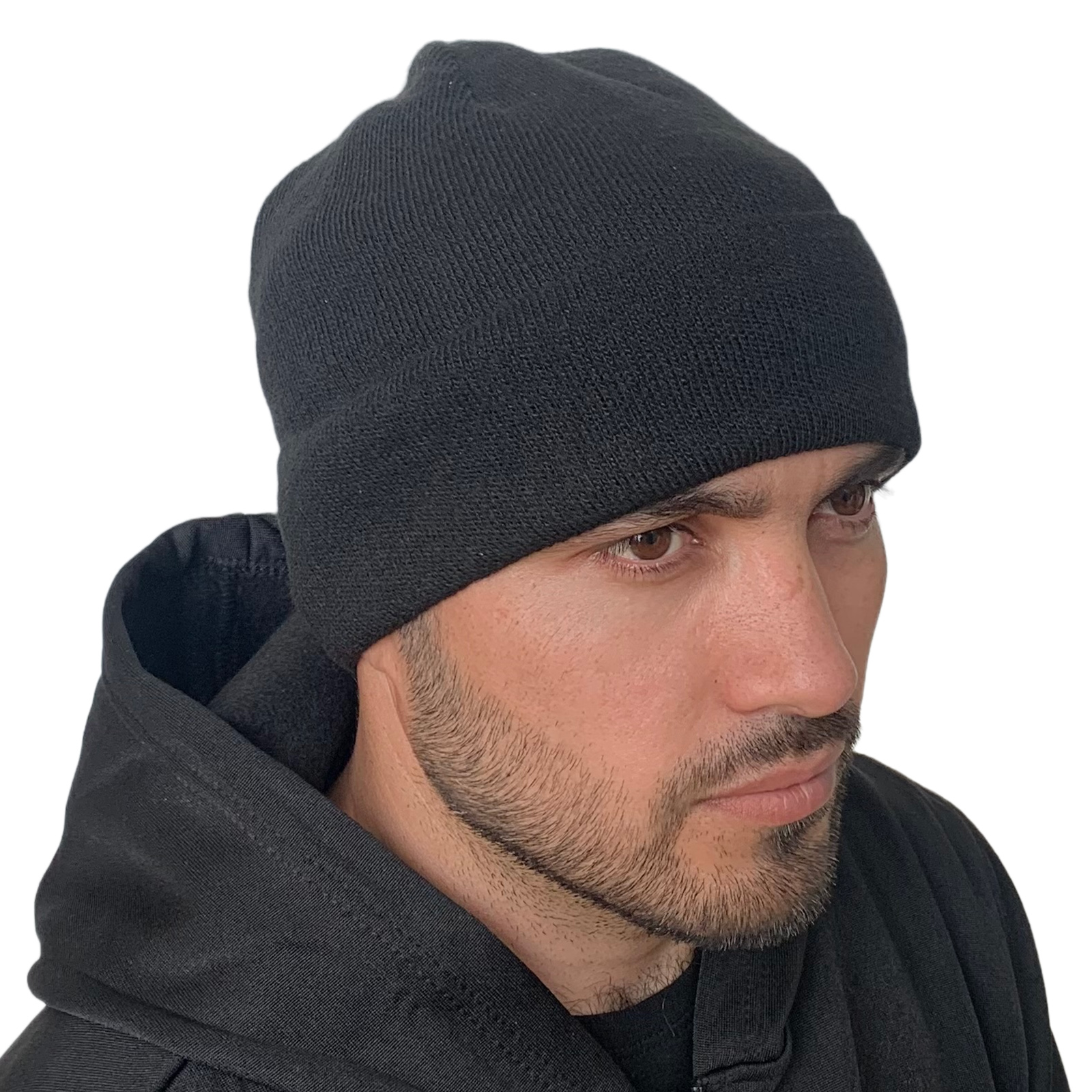 Чёрная мужская шапка - купить в Военпро