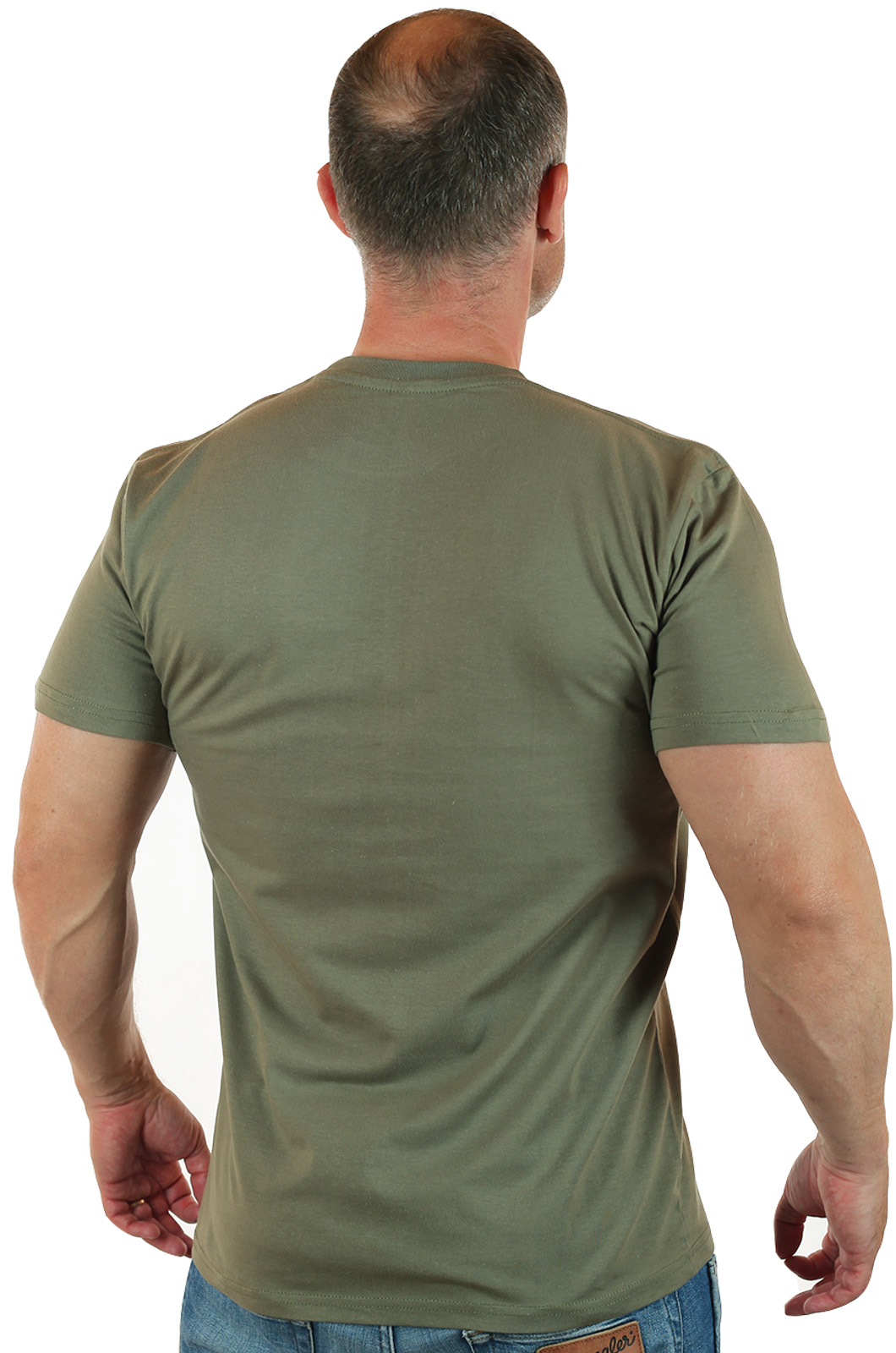 Чёткая футболка с нашивкой на груди Спецназ ГРУ