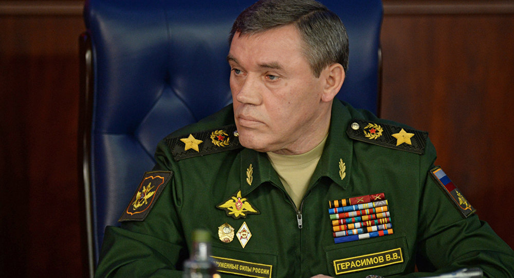 Начальник Генерального штаба ВС РФ генерал армии В.В. Герасимов