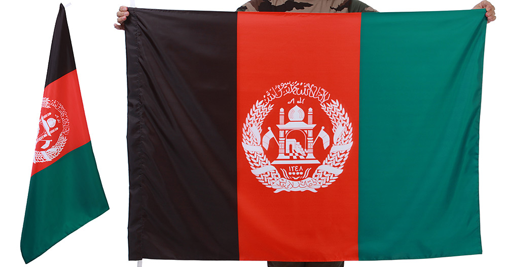 Двусторонний флаг Афганистана