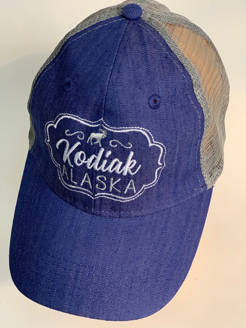 Джинсовая бейсболка с сеткой Kodiak Alaska