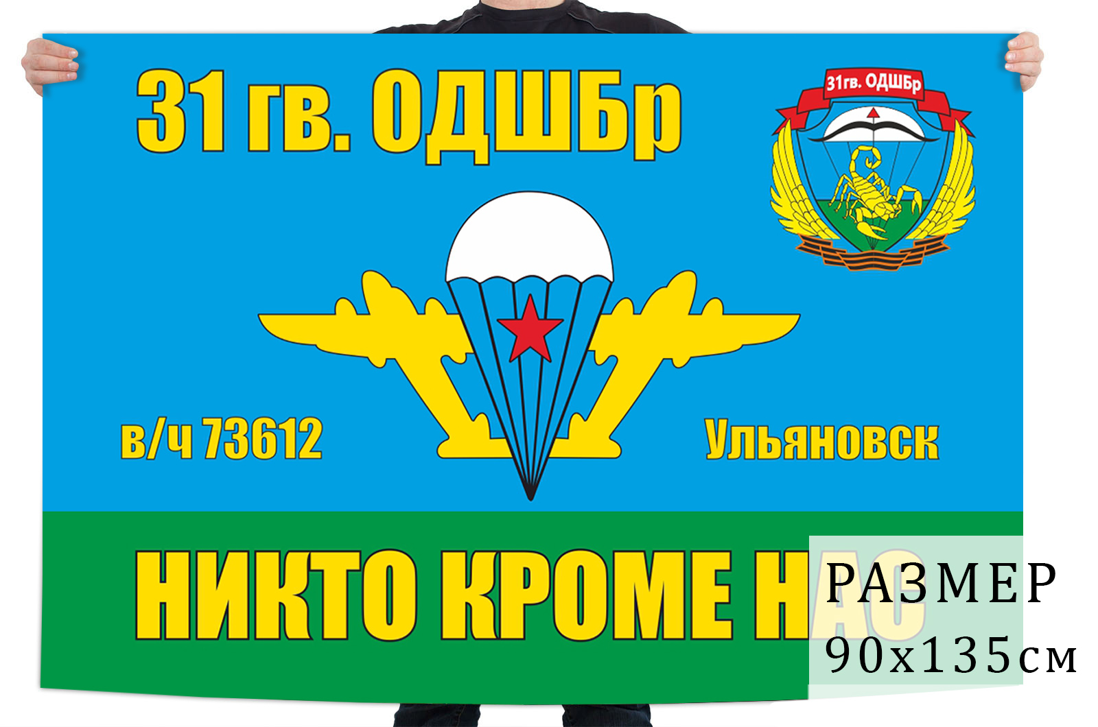 Флаг 31 Отдельной гвардейской десантно-штурмовой бригады