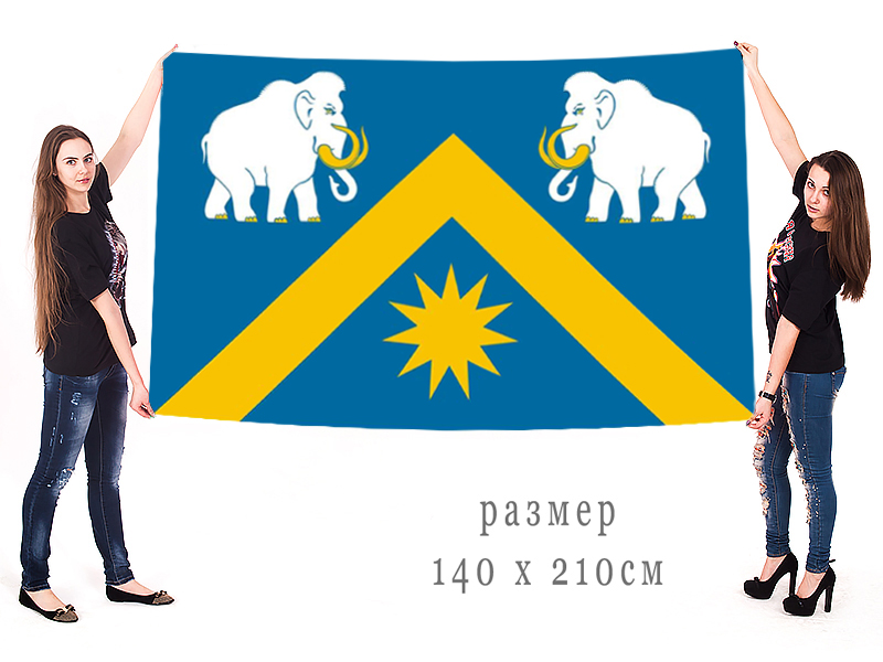 Большой флаг Абатского района