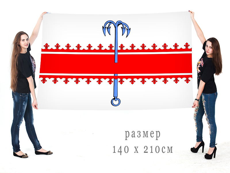 Боьшой флаг Никольского городского поселения Подпорожского района с доставкой