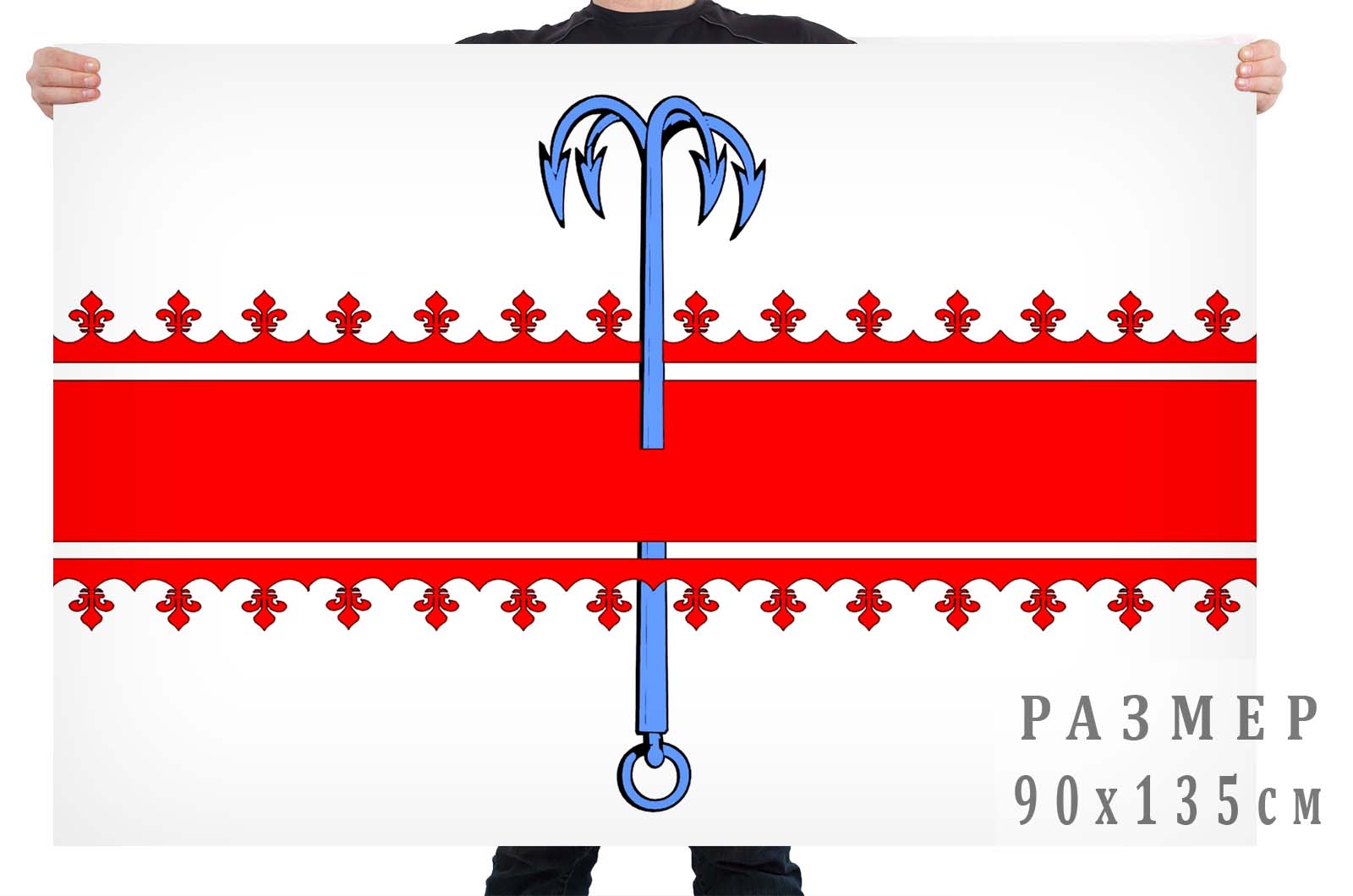 Флаг Никольского городского поселения Подпорожского района оптом
