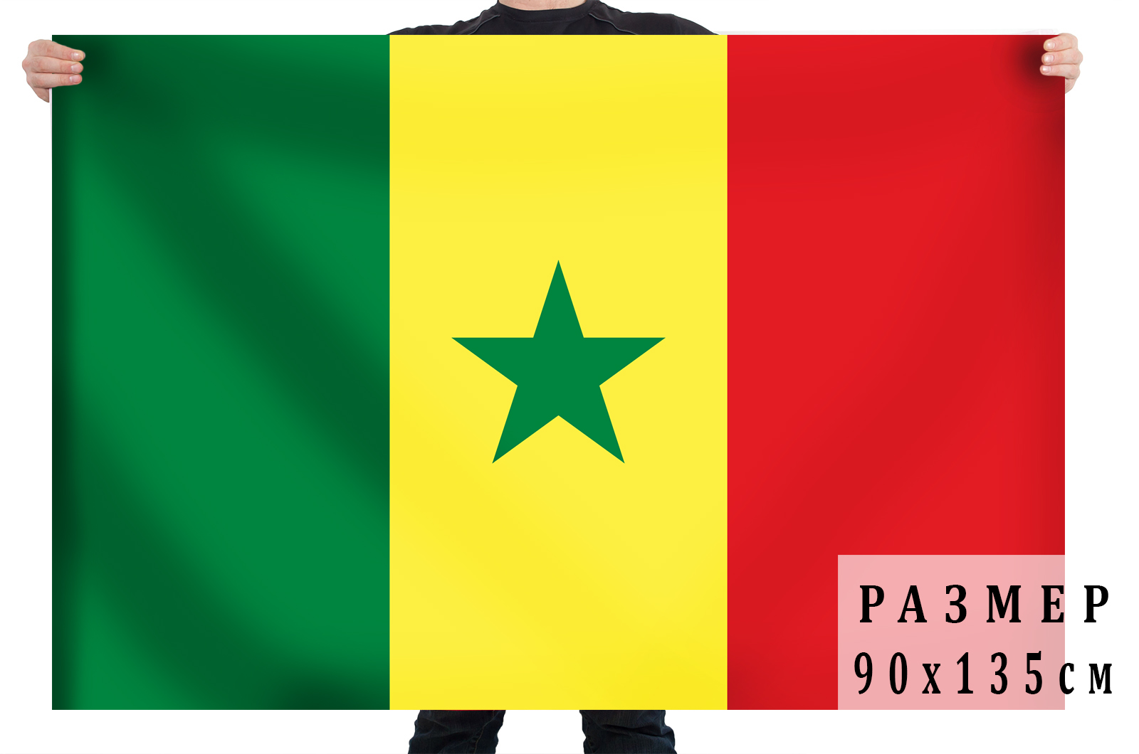 Купить флаг Сенегала по специальной низкой цене
