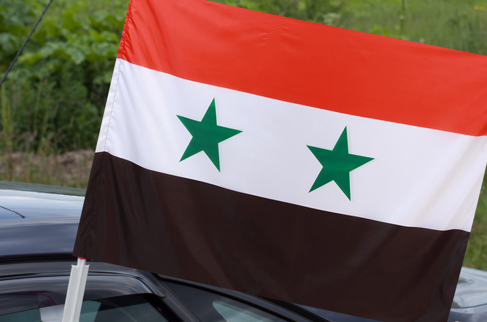 Купить флаг Сирии на машину
