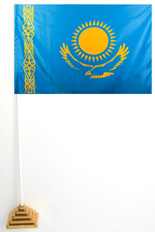 Купить флажок настольный Казахстан