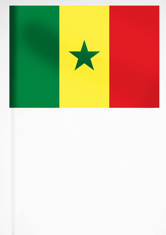 Купить флажок Сенегала на палочке в военторге Военпро