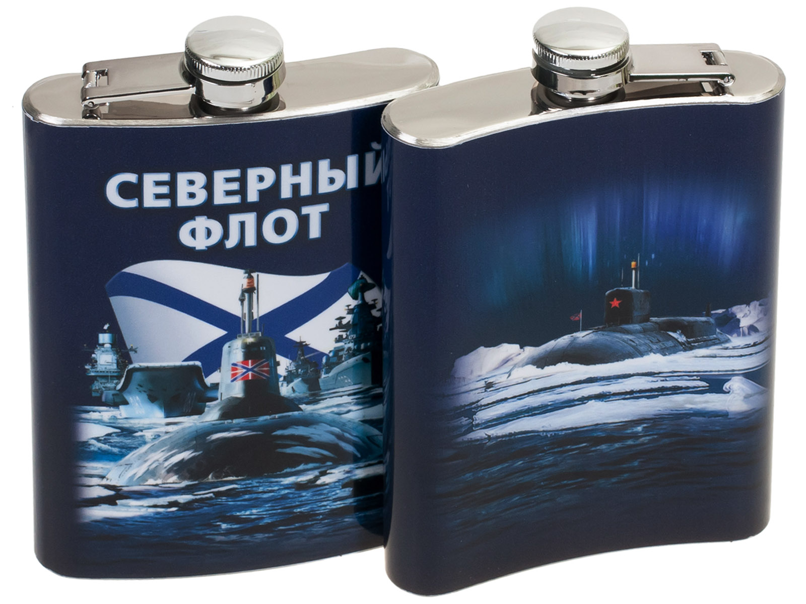 Купить фляжку "Северный флот России" в Военпро