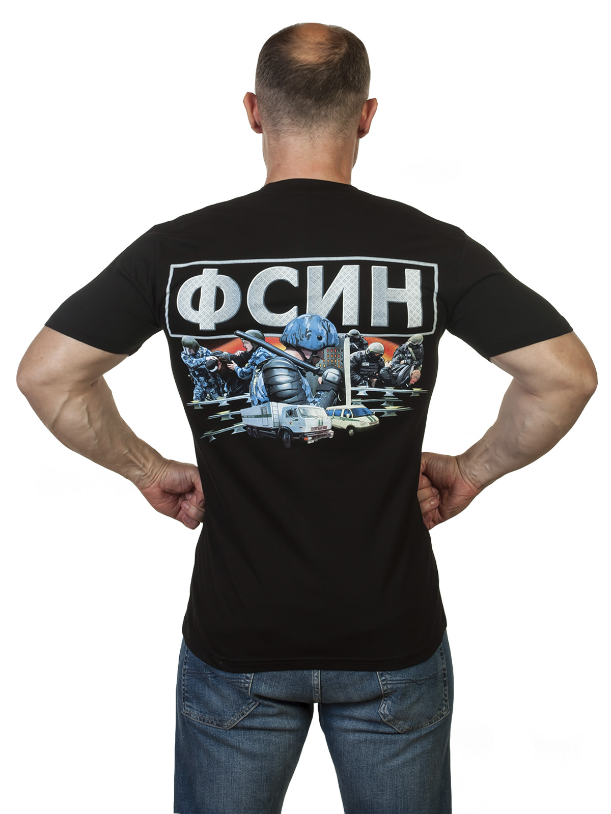 Заказать футболки ФСИН России оптом с доставкой