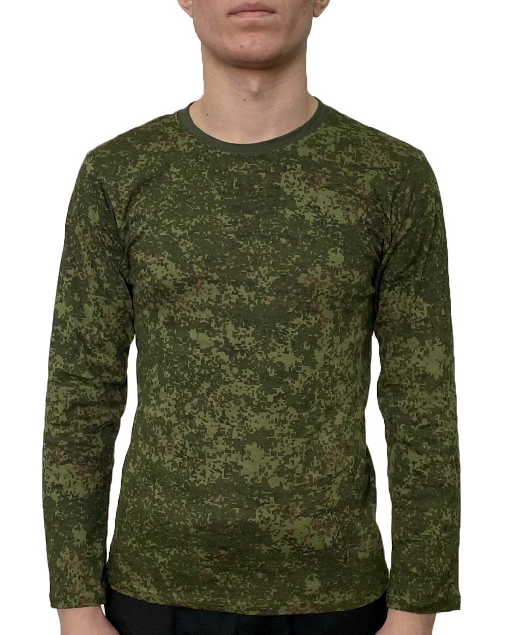 Армейская футболка с длинным рукавом КМФ "Цифра" в Военпро