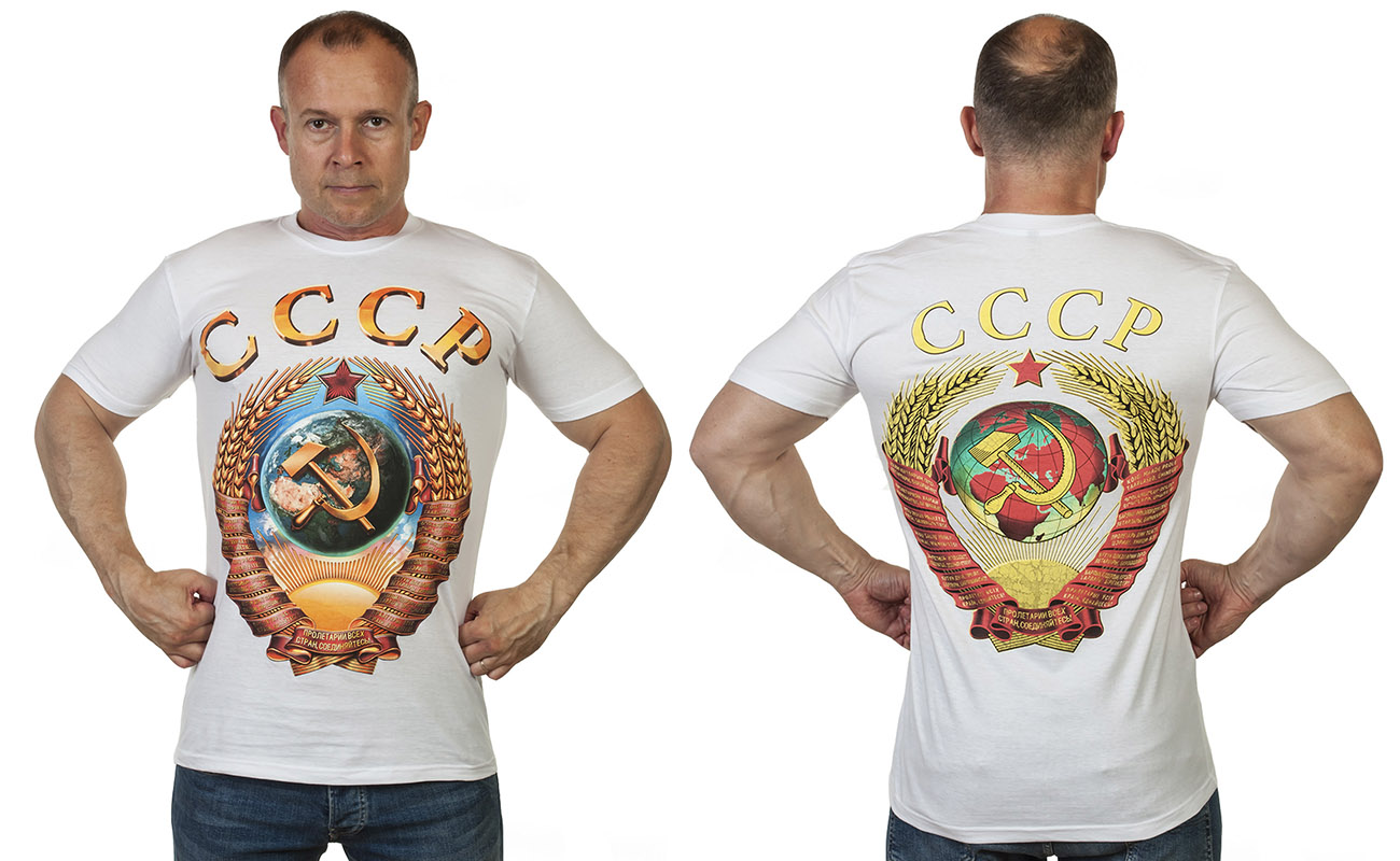 Купить футболки СССР в Москве оптом и в розницу 