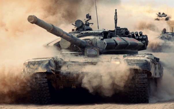 Российские танки не боятся ни грязи, ни пыли
