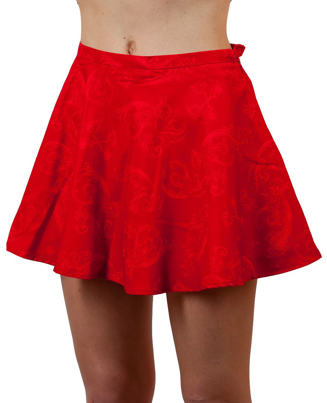 Красная юбка расклешенная с доставкой