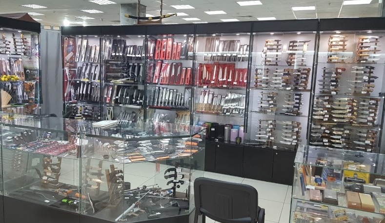 Широкий ассортимент товара в магазине "Мой нож" на Дзержинского в Ставрополе
