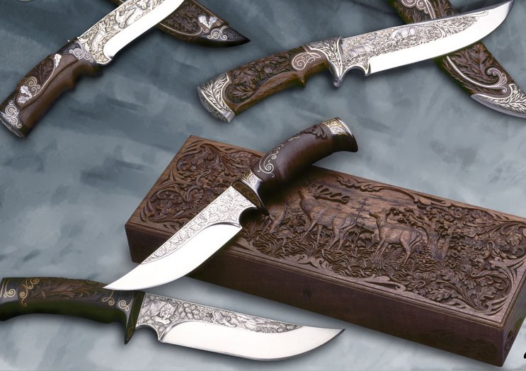 Авторские ножи от тульской оружейной фирмы "Левша"