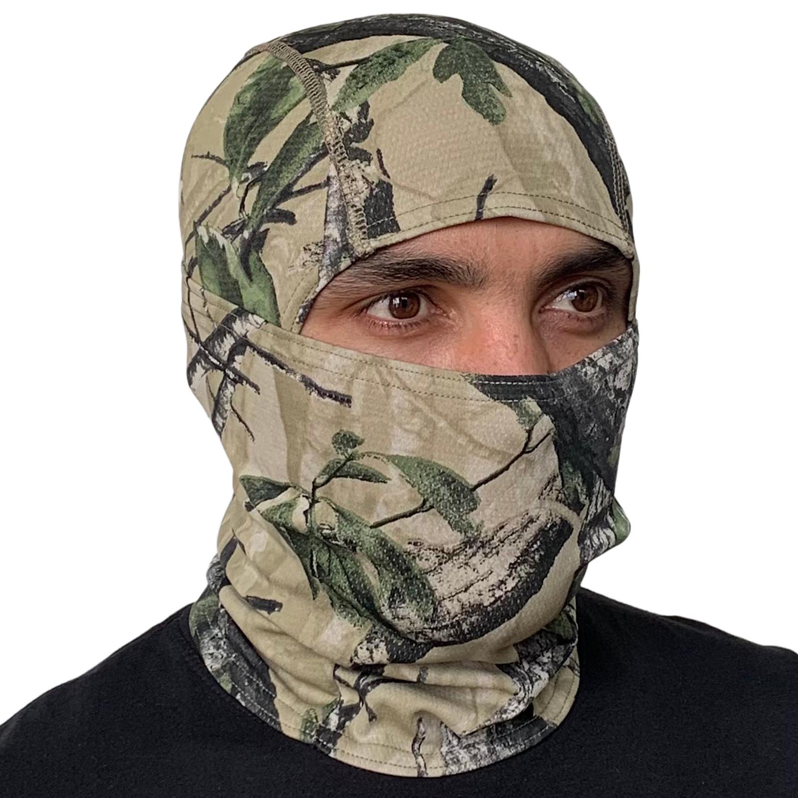 Защитная трикотажная маска подшлемник для лица