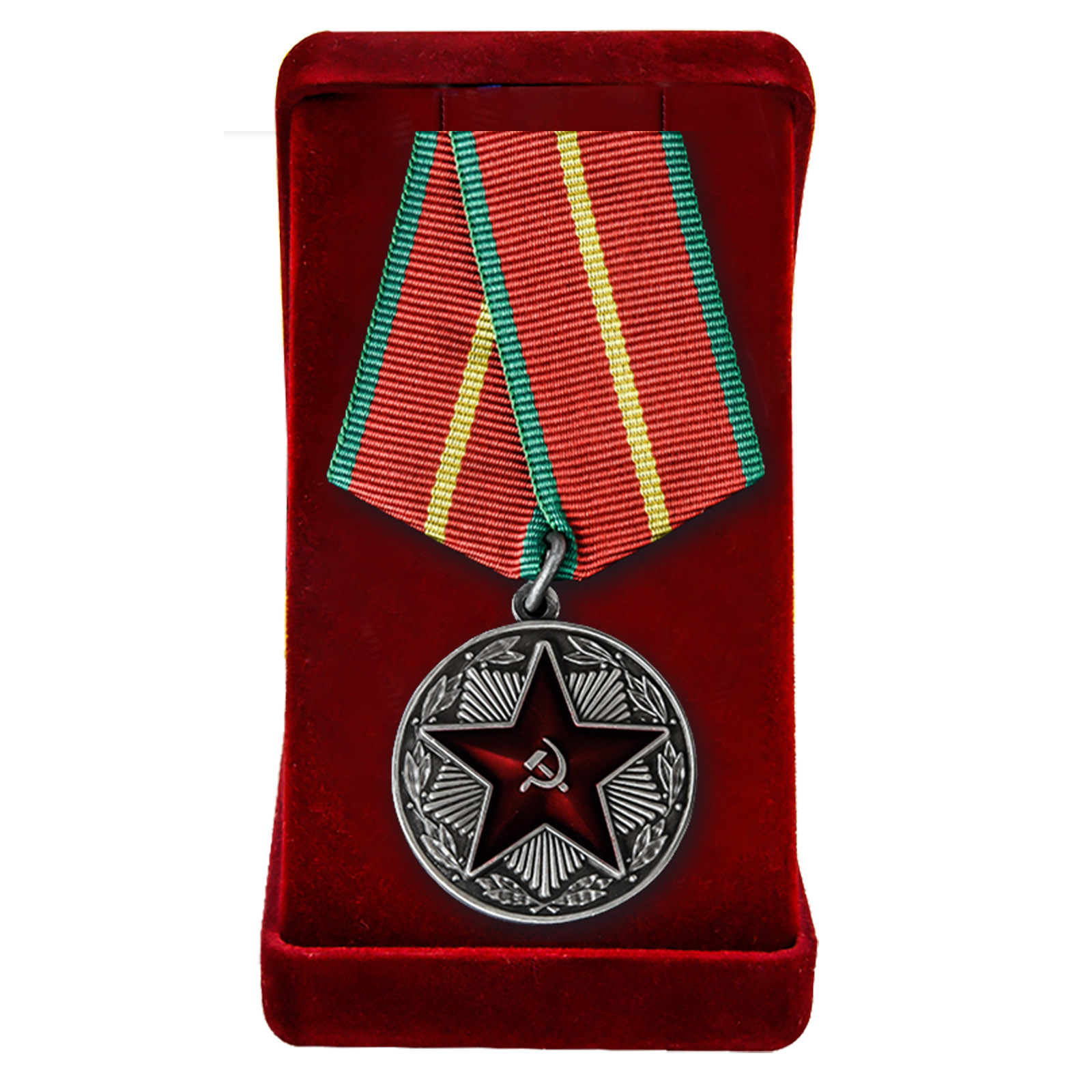 Муляж медали  "За безупречную службу в Вооруженных Силах СССР" 1-й степени