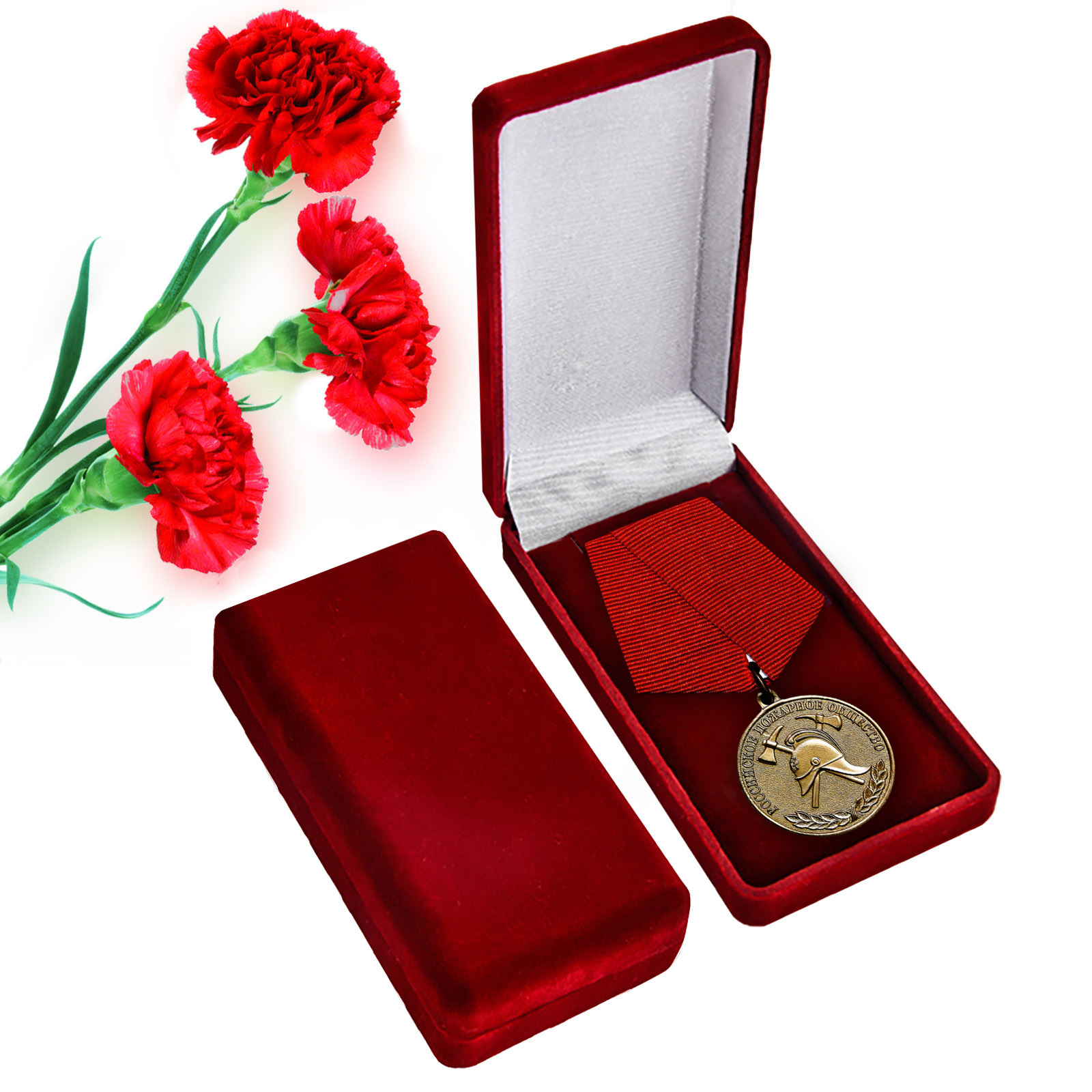 Медаль "За образцовую службу" Российского Пожарного общества