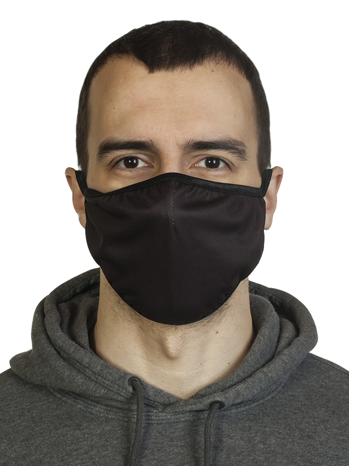 Многоразовая защитная черная маска