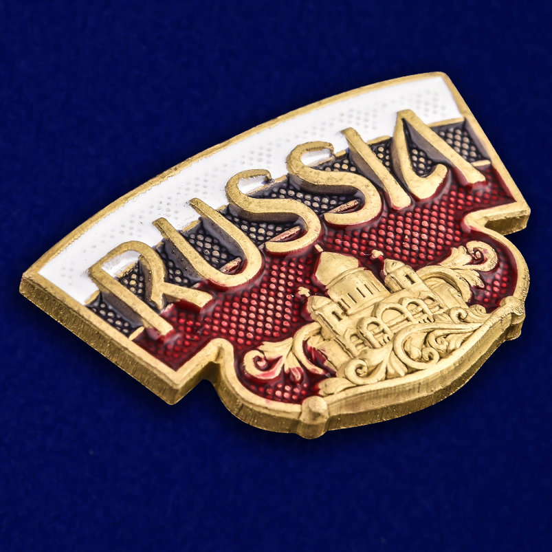 Купить многоцелевой шильд "RUSSIA" недорого