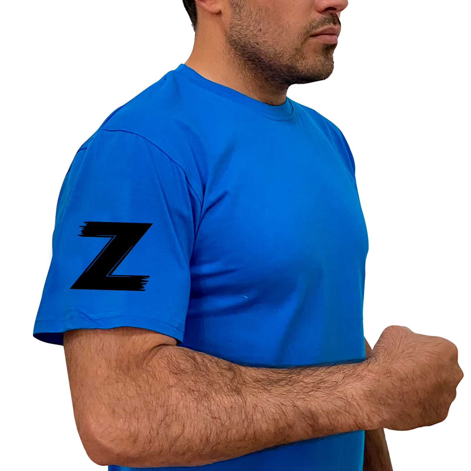 Купить мужскую надежную футболку с литерой Z выгодно онлайн