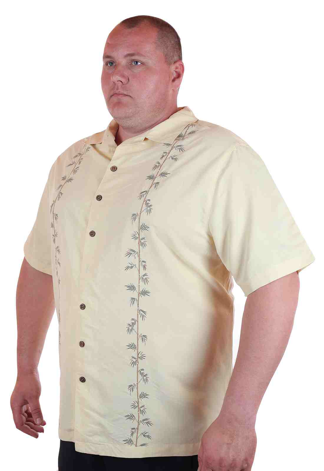 Мужская рубашка больших размеров (батал) к летнему отпуску от Caribbean Joe (США)