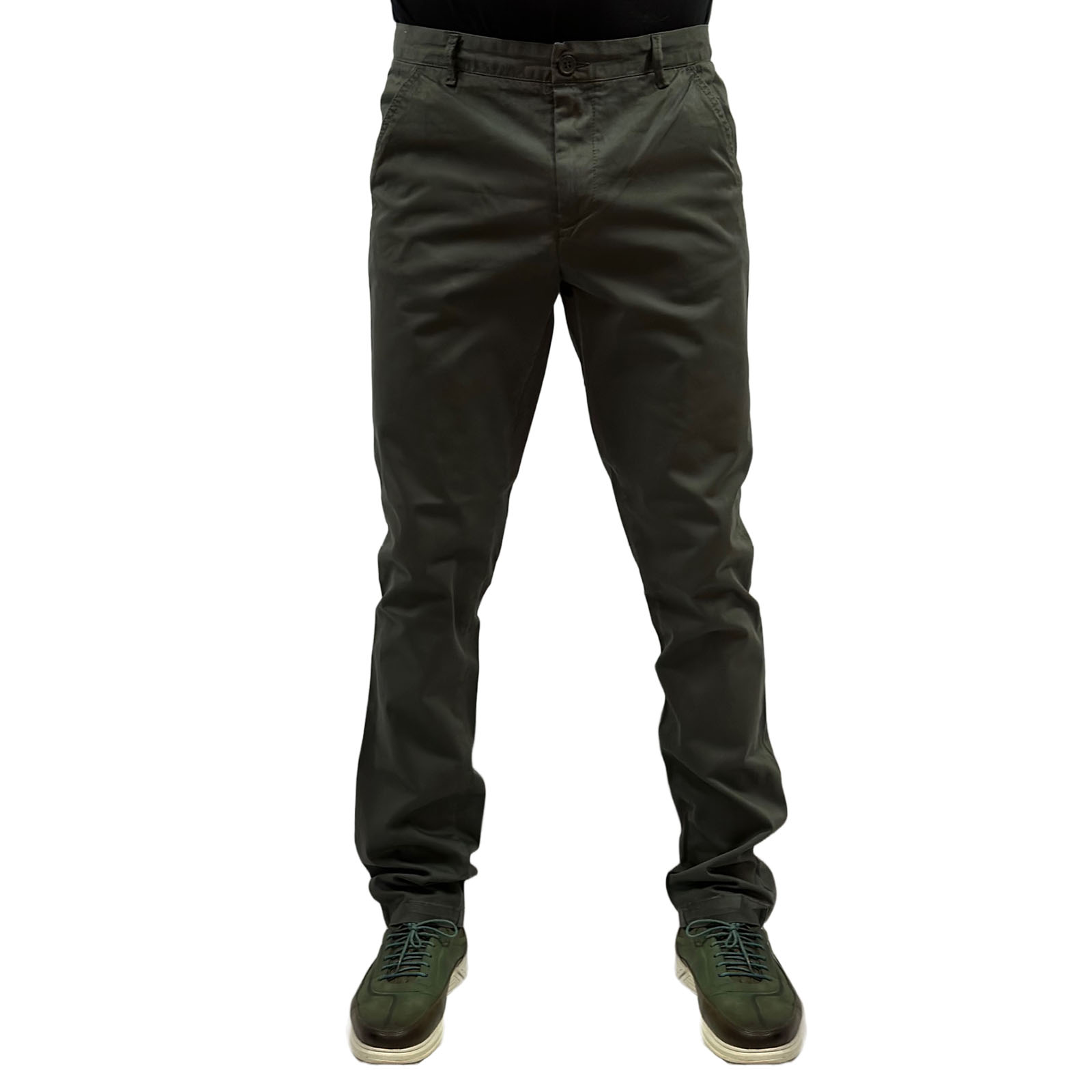 Купить мужские брюки от Connor (серо-зеленые)