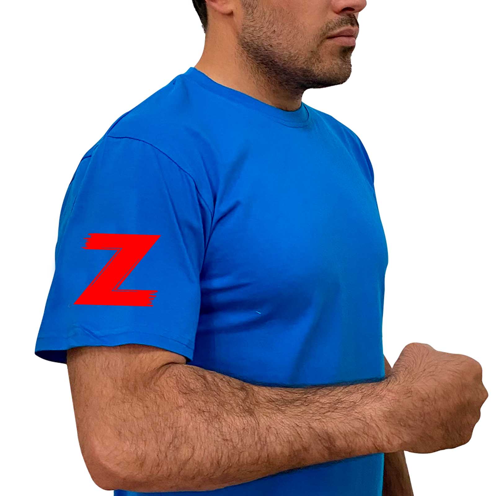 Купить надежную трикотажную футболку с литерой Z онлайн