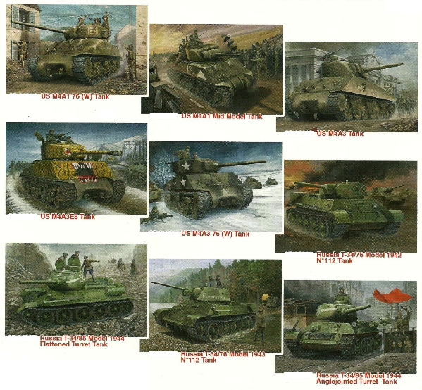 Эволюция танков Т-34 и "Шерман"