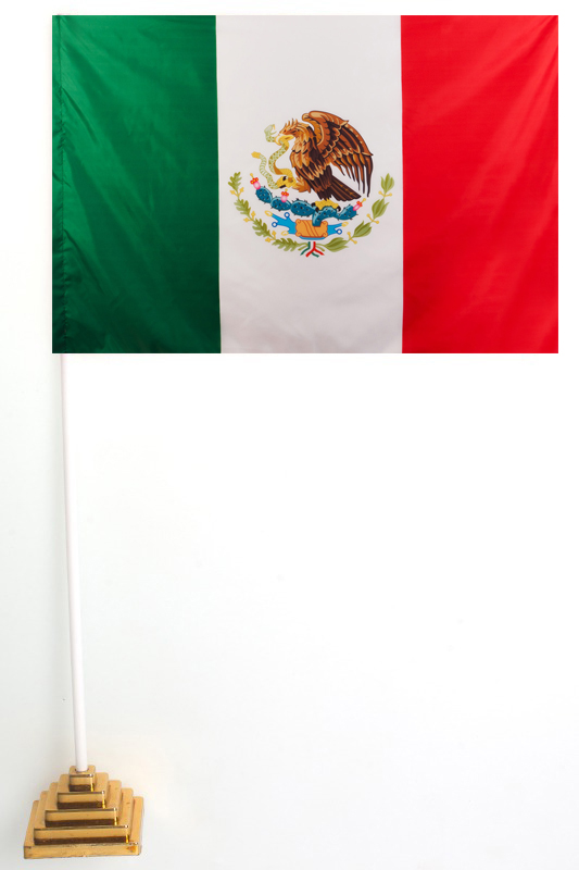 Настольный флаг Мексики на рабочем столе