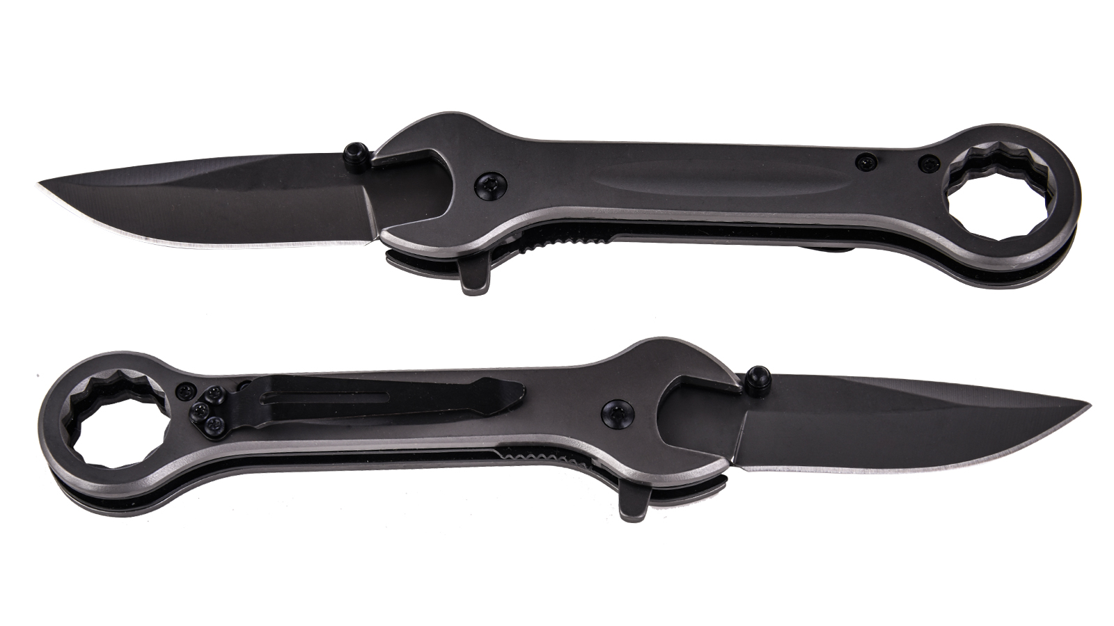 Купить нож с комбинированным ключом Frost Cutlery FC12 Wrench Knife Linerlock Gray в военторге Военпро