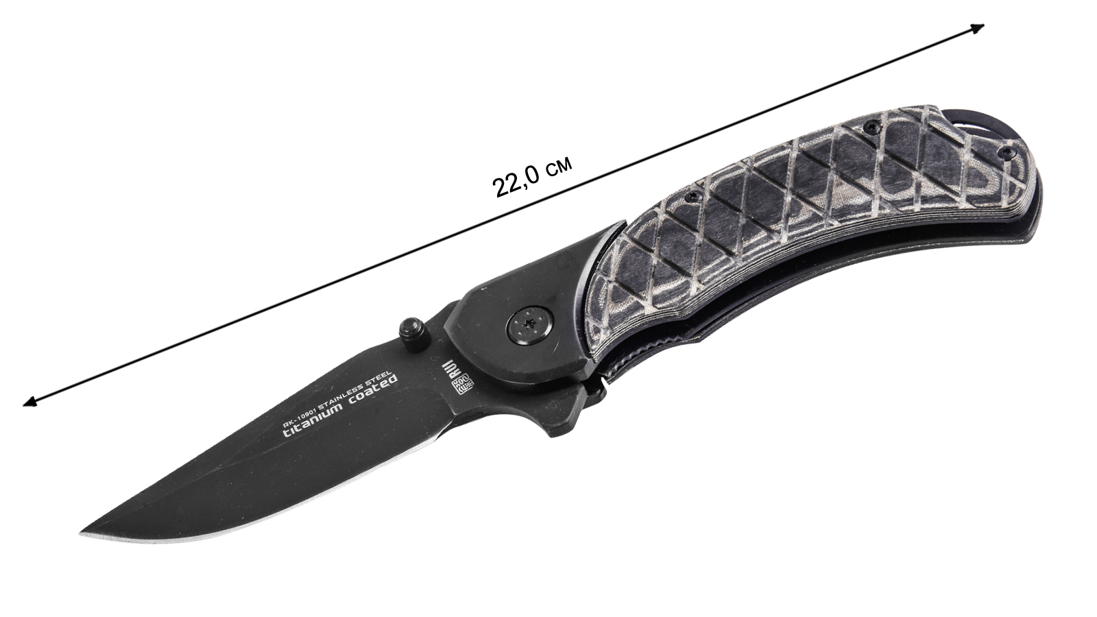 Нож с титановым покрытием RUI RK-10901 в военторге Военпро