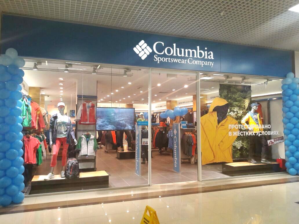 Магазин Columbia в Анапе